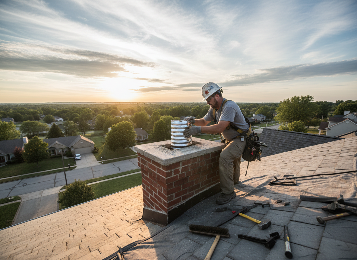 chimney liner repair in Centerville