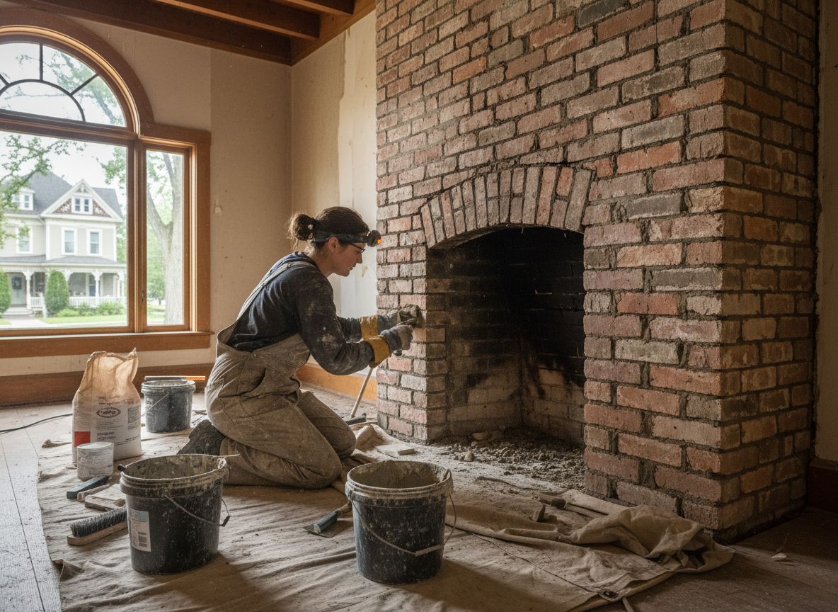 fireplace restoration in Centerville