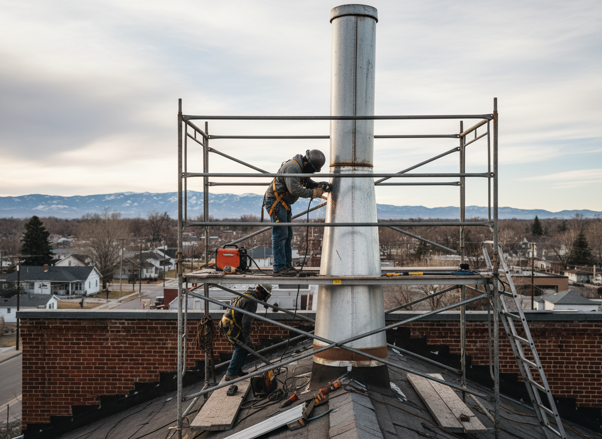 metal chimney repair in Centerville